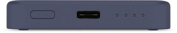 Power Bank Epico 4200mAh MagSafe compatible wireless power bank - blue Connectivity (ports)