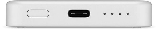 Power Bank Epico 4200mAh MagSafe compatible wireless power bank - light grey Connectivity (ports)