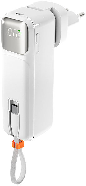 Power Bank Epico UltraPack 2in1 5000mAh travel powerbank and power adapter ET30 - white ...