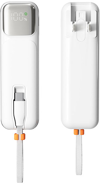 Power Bank Epico UltraPack 2in1 5000mAh travel powerbank and power adapter ET30 - white ...