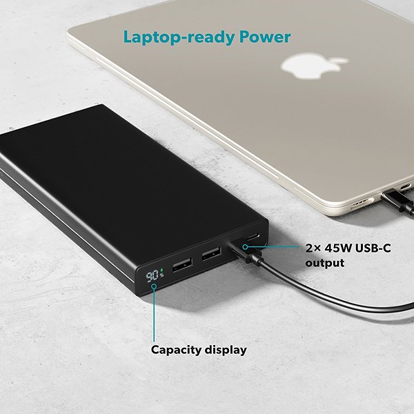 Power Bank Epico UltraPack 45W 30.000mAh aluminium power bank EP29 - black ...