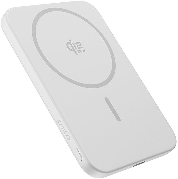 Power Bank Epico UltraPack Qi2 25W Slim 5000mAh Aluminium Mag+ Wireless Powerbank EM55 - Silver ...