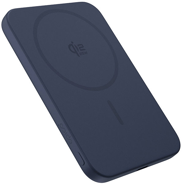 Power Bank Epico UltraPack Qi2 25W Slim 5000mAh Aluminium Mag+ Wireless Powerbank EM55 - Dark Blue ...