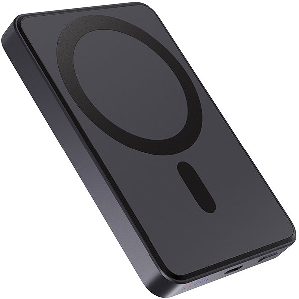 Power Bank Spello ForcePack Alu 5000mAh magnetic wireless powerbank SM51 - space grey ...