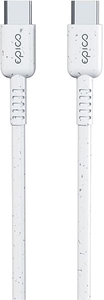 Töltő adapter Epico Resolve 30W GaN hálózati töltő 1.2m USB-C kábellel - fehér ...