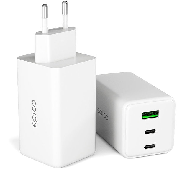 Wall Charger Epico UltraBoost GaN 100W power adapter EA100 - white ...