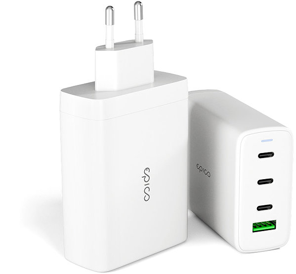Wall Charger Epico UltraBoost GaN 140W power adapter EA140 - white ...