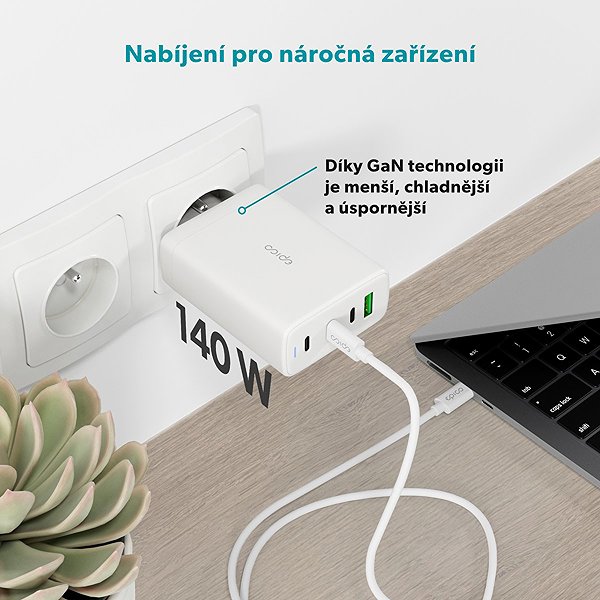 Netzladegerät Epico UltraBoost GaN 140W Netzgerät EA140 - weiß ...