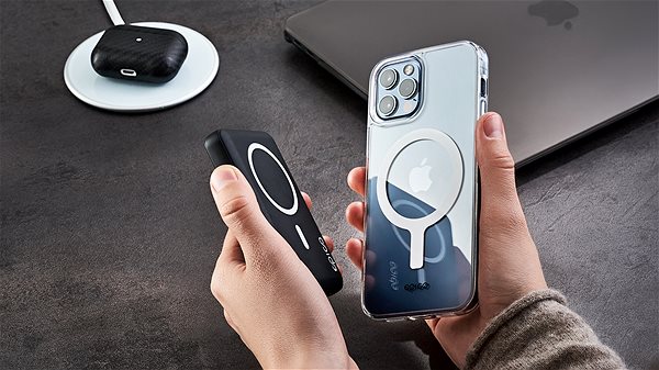 Handyhülle Epico Hero iPhone 12 / 12 Pro Abdeckung mit Unterstützung für MagSafe Befestigung - transparent ...