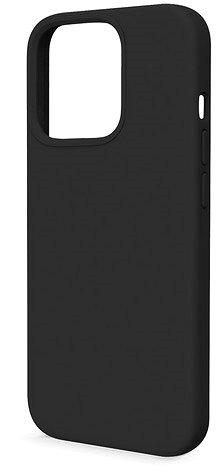 Kryt na mobil Epico Silikónový kryt na iPhone 13 s podporou uchytenia MagSafe - čierny.