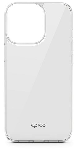 Kryt na mobil Epico Twiggy Gloss kryt pre iPhone 13 mini - biely transparentný .