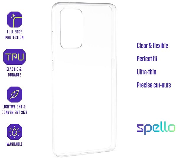 Kryt na mobil Spello by Epico kryt na Honor 70 Lite 5G číry ...