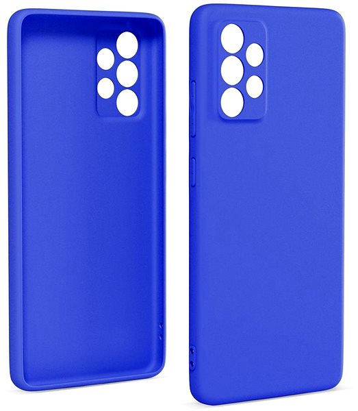 Handyhülle Spello Silk Matt Hülle für Samsung Galaxy A54 5G - blau ...