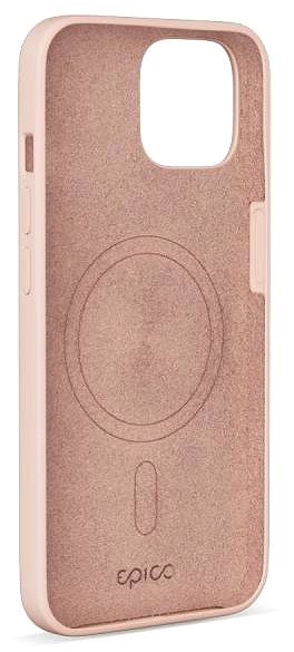 Telefon tok Epico Mag+ iPhone 15 MagSafe rózsaszín szilikon tok ...