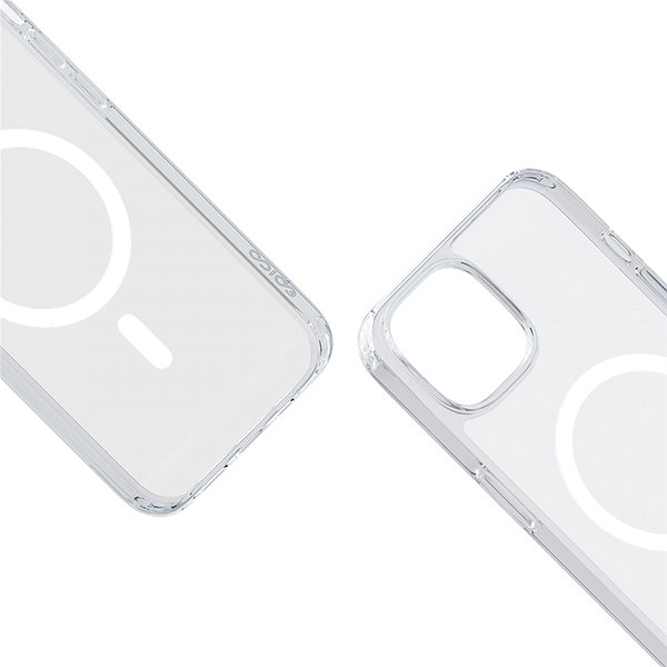 Kryt na mobil Epico Resolve kryt na iPhone 15 s podporou MagSafe – transparentný ...