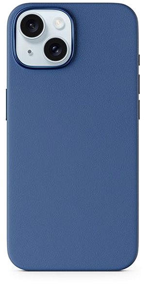 Telefon tok Epico Mag+ iPhone 15 kék bőr tok ...
