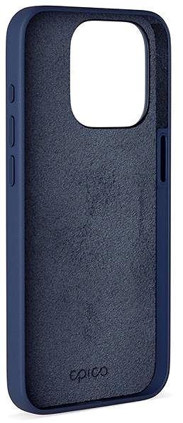 Kryt na mobil Epico Mag+ kožený kryt iPhone 15 Pro – modrý ...