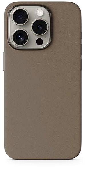 Kryt na mobil Epico Mag+ kožený kryt iPhone 15 Pro – pieskový ...