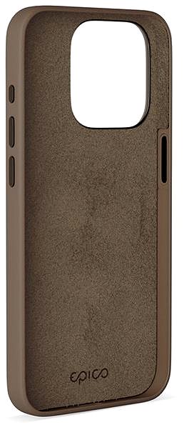 Kryt na mobil Epico Mag+ kožený kryt iPhone 15 Pro – pieskový ...