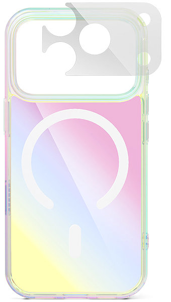 Handyhülle Epico Holographic Hero Mag+ Case iPhone 17/18 Pro Max Qi2 & MagSafe kompatibel - holografisch ...