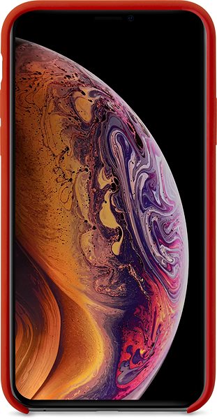 Kryt na mobil Epico Silicone pro iPhone X/ iPhone XS – červený ...