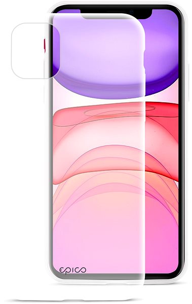 Kryt na mobil EPICO SILICONE CASE 2019 iPhone 11 - biely transparentný ...