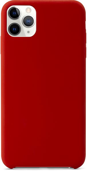 Kryt na mobil Epico Silicone iPhone 11 PRO MAX červený.