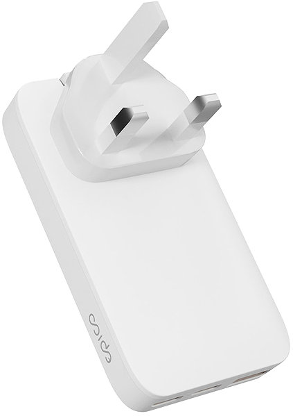 Netzladegerät Epico UltraBoost GaN 65W schlankes Reiseladegerät EU65 - weiß ...