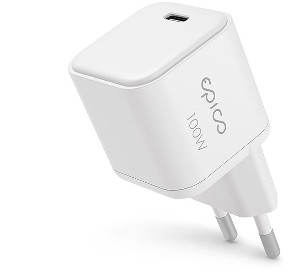 Wall Charger Epico UltraBoost Micro AVS GaN 100W Dynamic Power Adapter EA100b - White ...