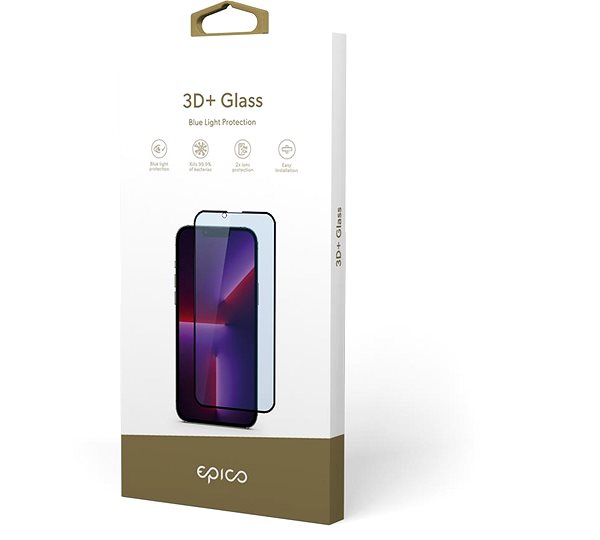 Üvegfólia Epico Glass Blue Light Protection IM iPhone 12 mini 3D+ üvegfólia ...