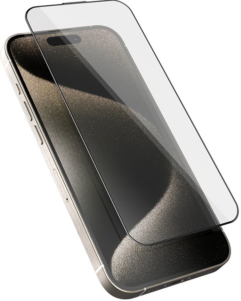 Glass Screen Protector Epico Sapphire Edge to Edge protective glass iPhone 15 Pro ...