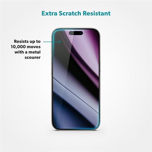 Glass Screen Protector Epico Hero 3D protective glass with installation frame iPhone 15/16 ...