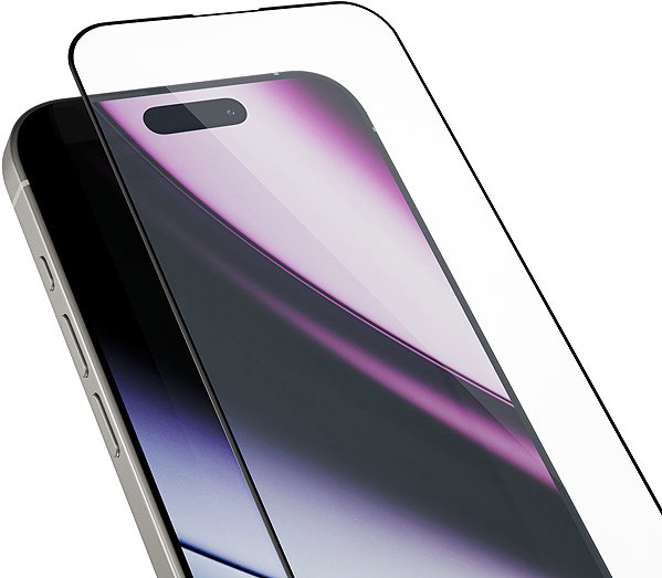 Glass Screen Protector Epico Hero Glass 3D Ultra-Wide Cover with Dust Applicator 2pcs for iPhone 16 Pro ...