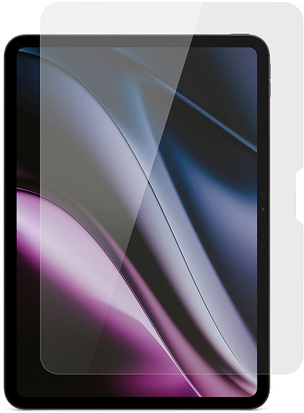 Glass Screen Protector Epico protective glass with one-step paper applicator against dust iPad Air 13” (M2-M4) ...