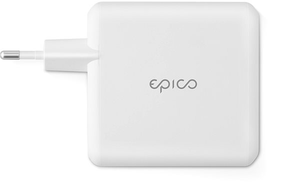 Hálózati adapter Epico 60W PRO Charger - fehér Oldalnézet