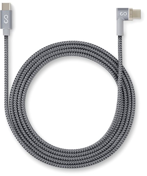 Dátový kábel Epico Magnetický USB-C kábel 2 m – sivý Screen