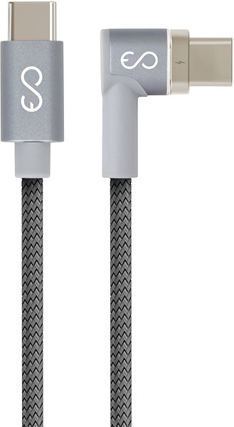 Adatkábel Epico Mágneses USB-C kábel 2m szürke Csatlakozási lehetőségek (portok)