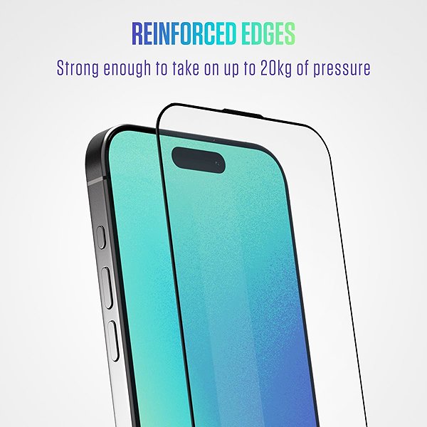 Glass Screen Protector Spello Shield 3D protective glass with installation frame iPhone 16 Pro Max - 2pcs ...