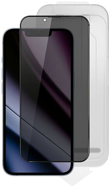 Glass Screen Protector Epico Privacy Glass 3D Ultra-Wide Cover with Dust Applicator for iPhone 13/13 Pro/14/16e/17e ...