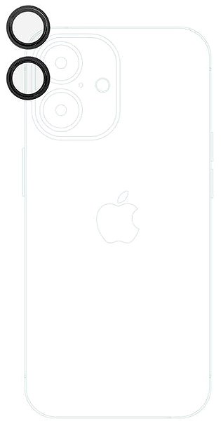 Objektiv-Schutzglas Epico Aluminium-Schutzglas für iPhone 17 - Titan Schwarz ...