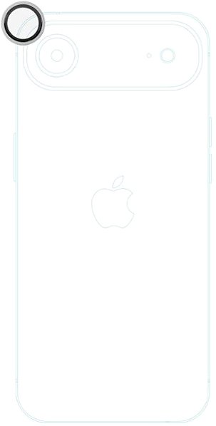 Objektiv-Schutzglas Epico Aluminium AntiReflective Lens & Island Protector iPhone 18 Fold Klares Bild - silber ...