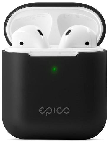 Fülhallgató tok Epico AirPods Gen 2 fekete szilikon tok Jellemzők/technológia