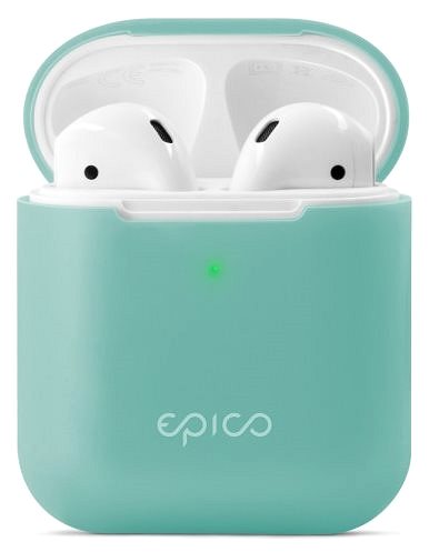 Fülhallgató tok Epico Silicone AirPods Gen 2 - világoskék Jellemzők/technológia