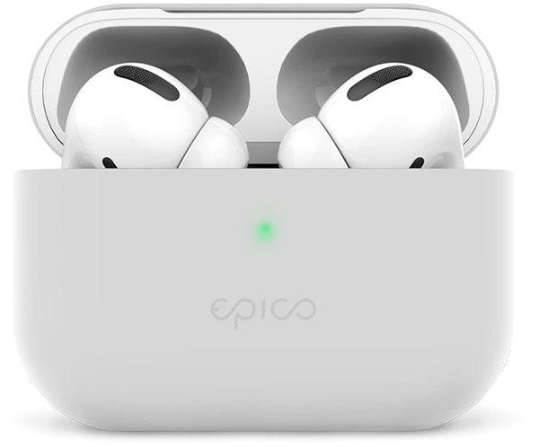 Fülhallgató tok Epico SILICONE COVER AIRPODS PRO - fehér Jellemzők/technológia