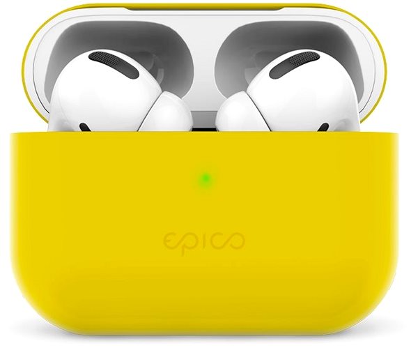 Fülhallgató tok Epico SILICONE COVER AIRPODS PRO - sárga Jellemzők/technológia