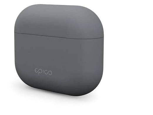 Kopfhörer-Hülle Epico Silicone Cover für Airpods 3 - Dust Gray Seitlicher Anblick