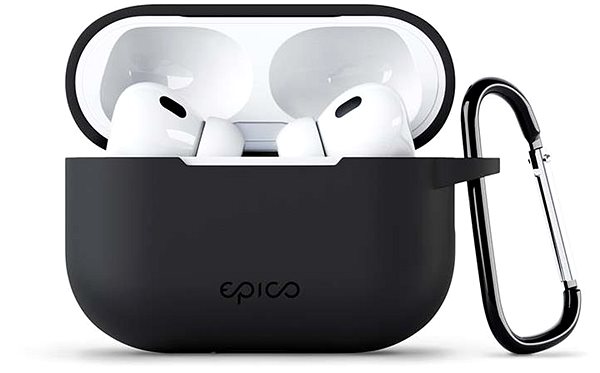 Headphone Case Epico Silicone Outdoor Cover AirPods 4/4 (ANC)/5 - Black ...