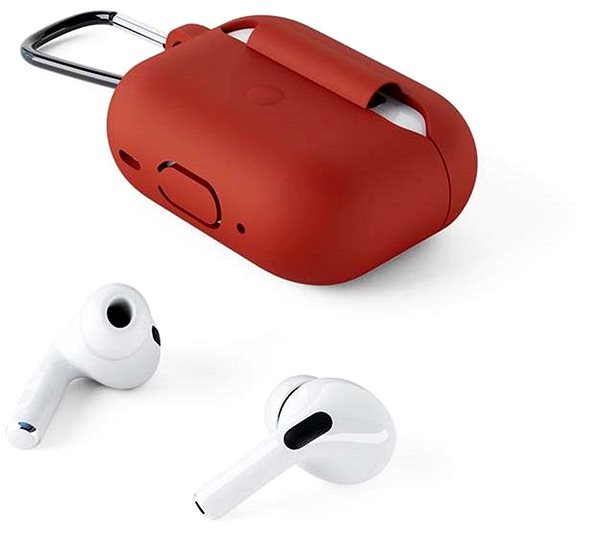 Headphone Case Epico Silicone Outdoor Cover AirPods 4/4 (ANC)/5 - red ...