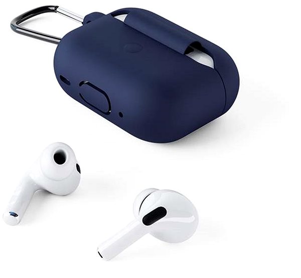 Headphone Case Epico Silicone Outdoor Cover AirPods 4/4 (ANC)/5 - dark blue ...