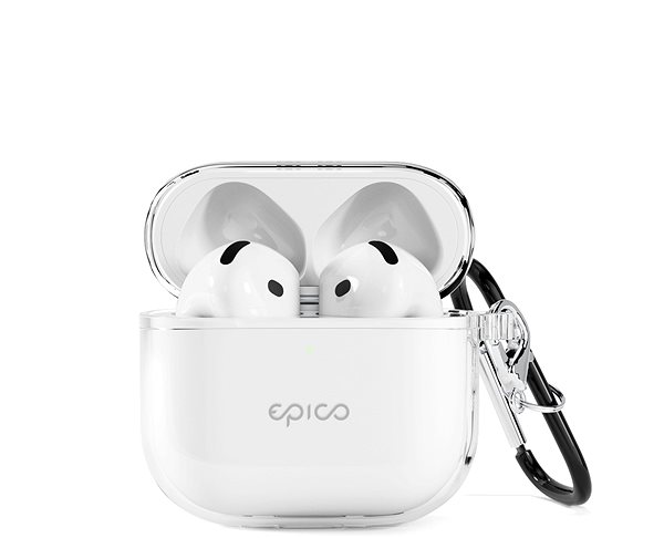 Headphone Case Epico Transparent Cover AirPods 4/4 (ANC)/5 - white transparent ...